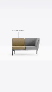 مبل اداری سوشال مدل Simple