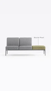 مبل اداری سوشال مدل Pouf